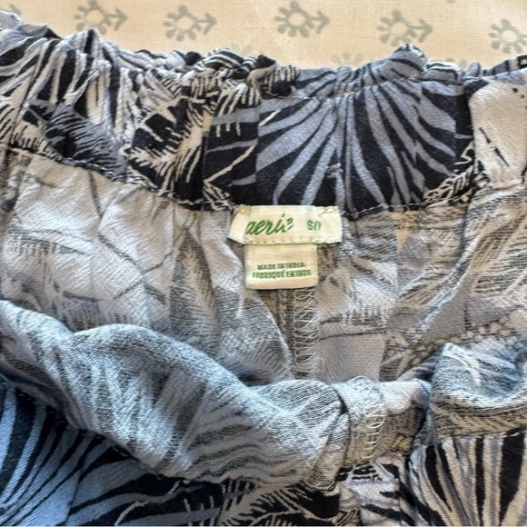 aerie Beach & Beyond Blue Tropical Palm Print Women's Small Short - Picture 6 of 6